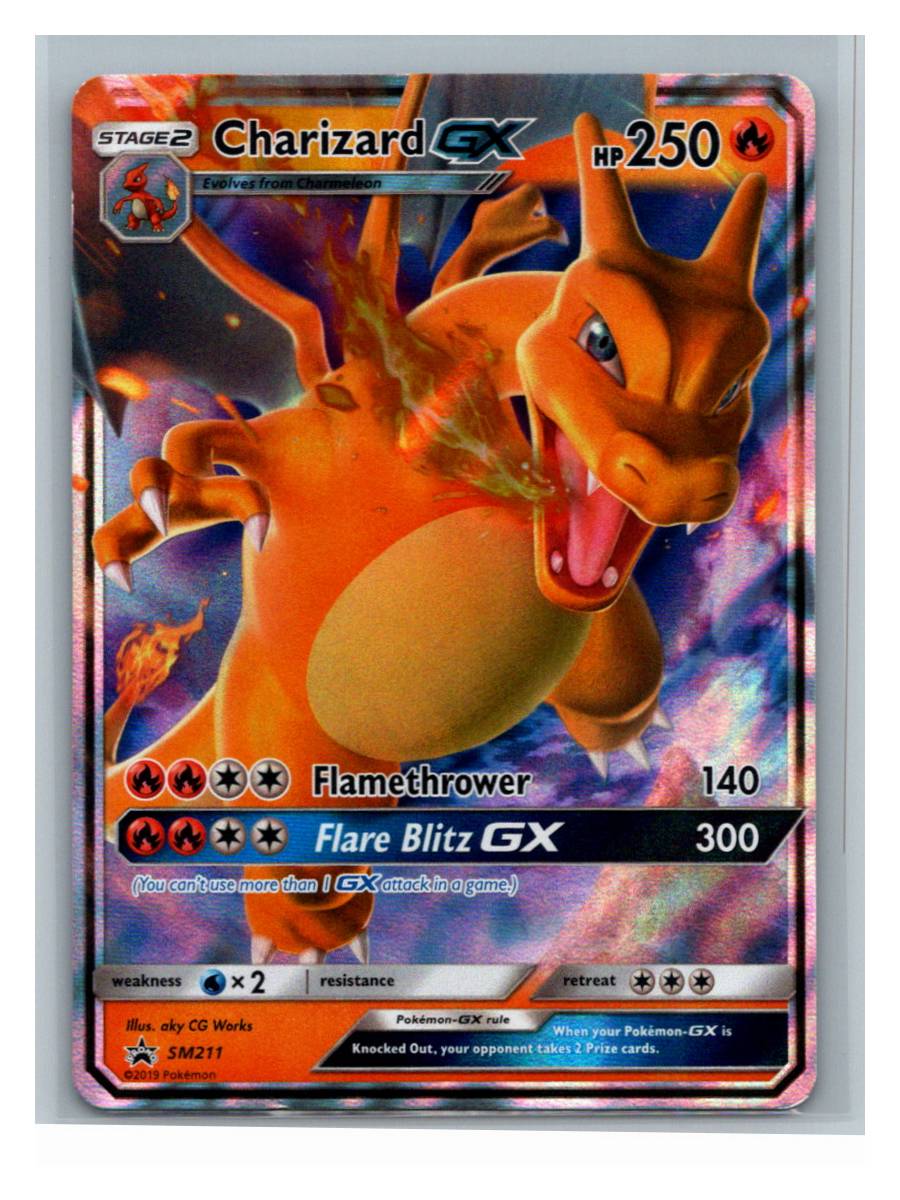 Charizard GX (promo Hidden Fates) - foto real del ejemplar (frontal)