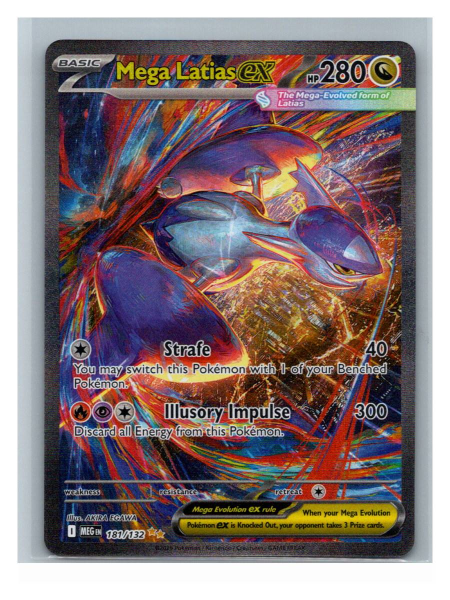 Mega Latias ex (Special Illustration Rare) - foto real del ejemplar (frontal)