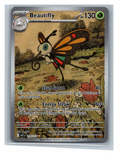 Beautifly - foto real del ejemplar (frontal)