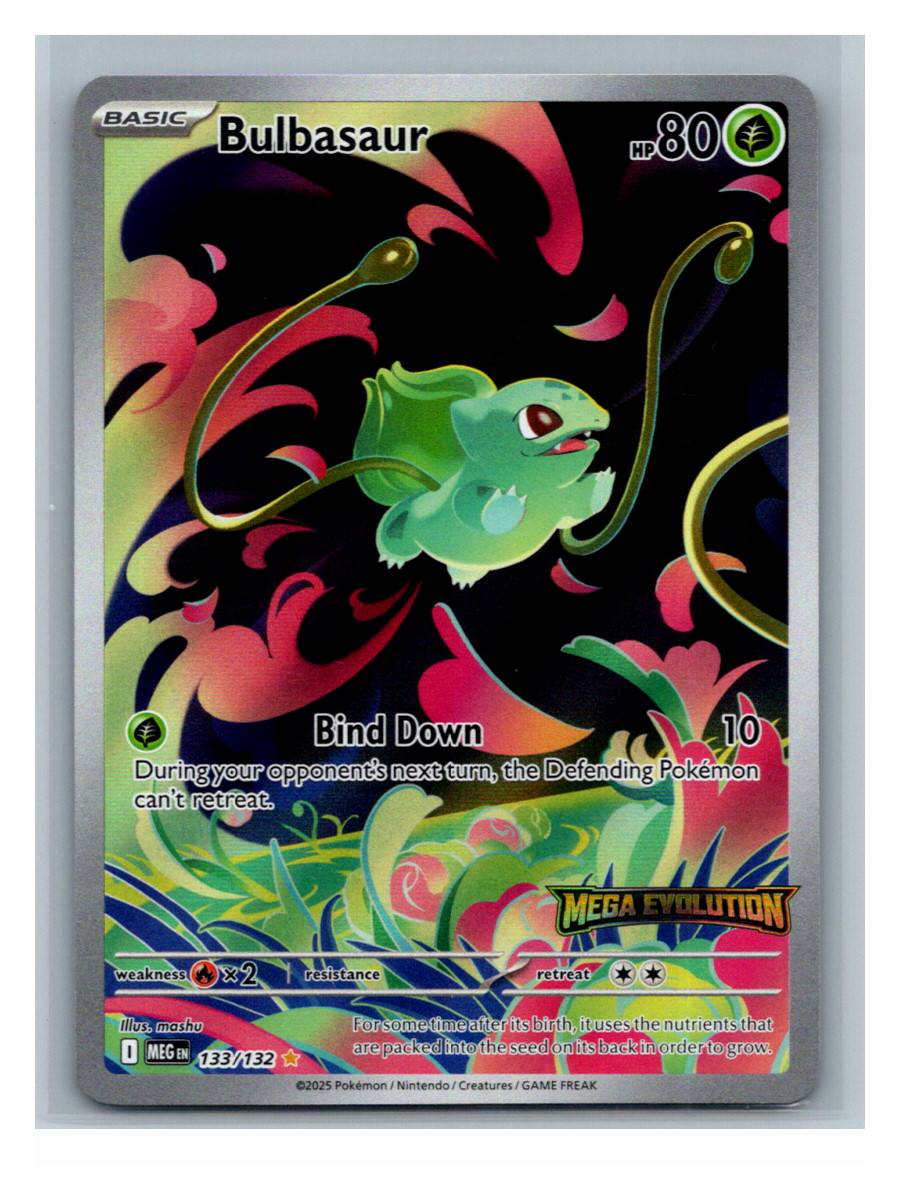 Bulbasaur - foto real del ejemplar 1 (frontal)