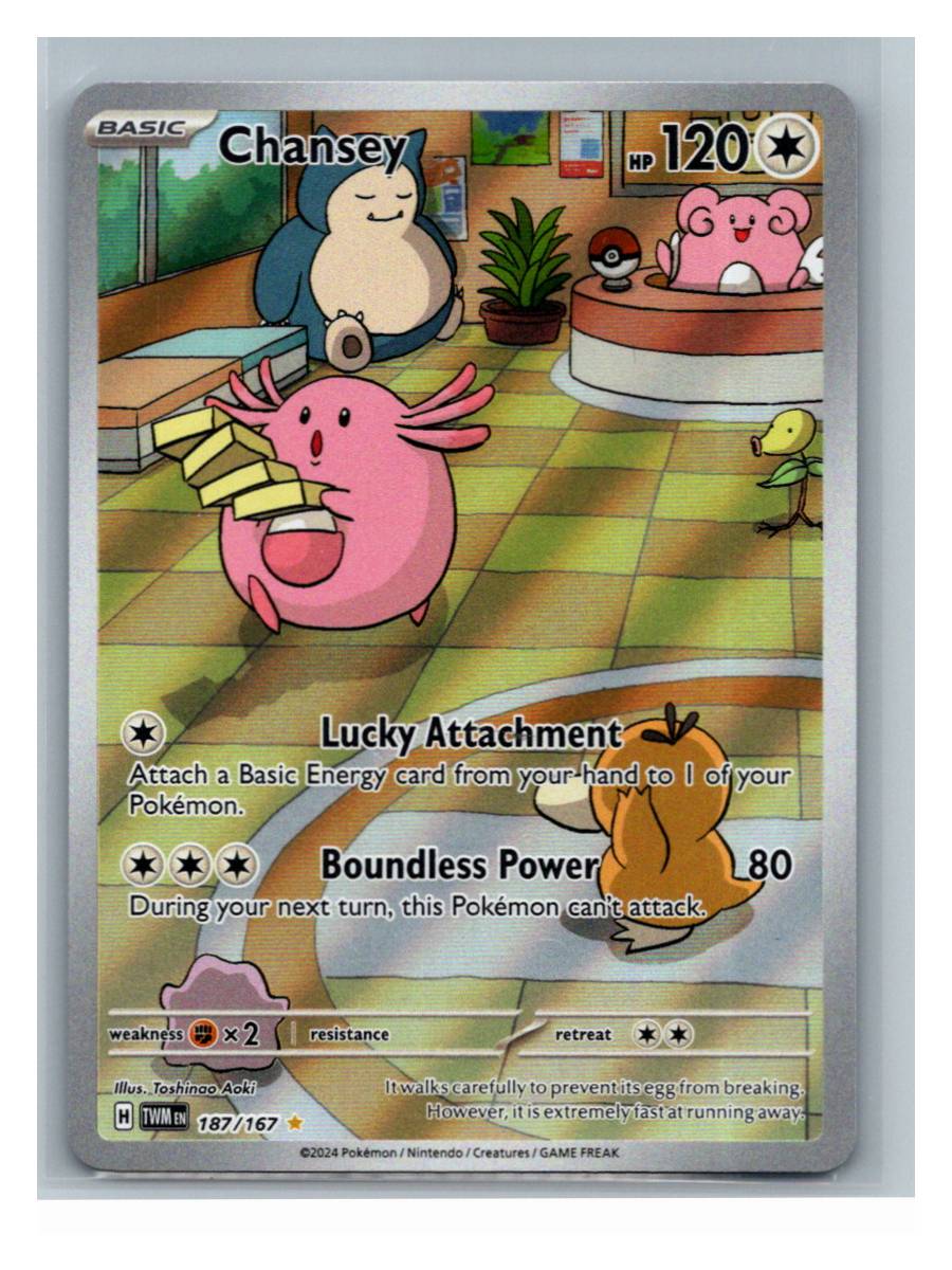 Chansey - foto real del ejemplar (frontal)