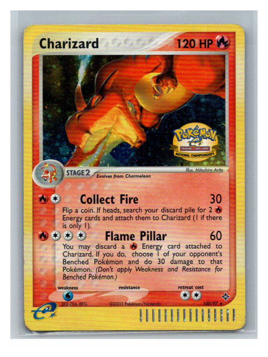 Charizard (National Championships) - foto real del ejemplar (frontal)