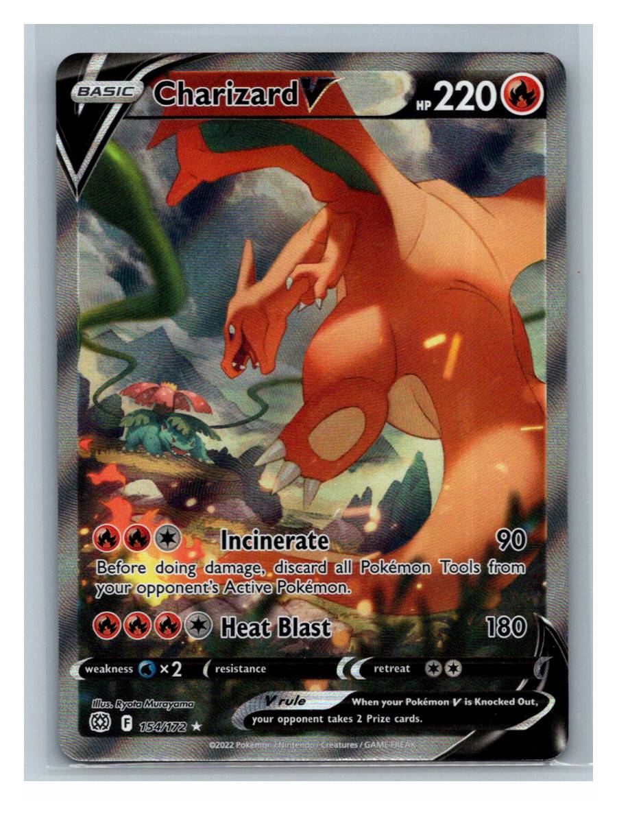 Charizard V - foto real del ejemplar (frontal)