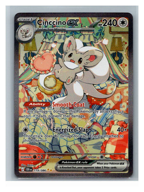Cinccino ex - foto real del ejemplar (frontal)