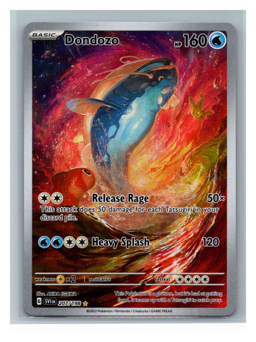 Dondozo (Illustration Rare) - foto real del ejemplar (frontal)