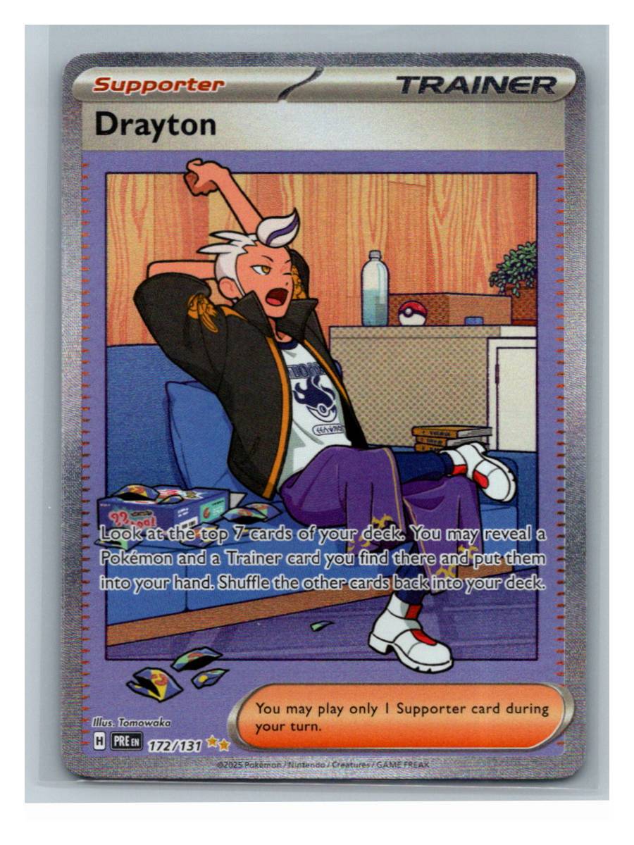 Drayton - foto real del ejemplar (frontal)