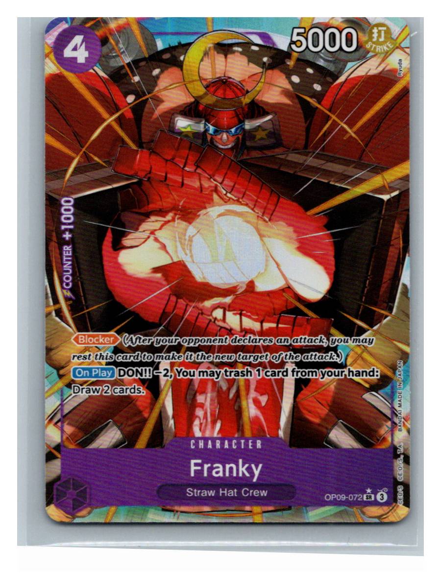Franky (Parallel) - Emperors in the New World (OP09-072) - foto real del ejemplar (frontal)