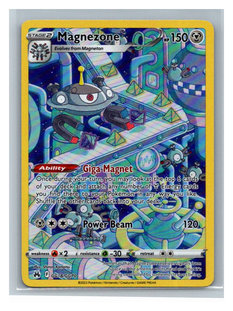 Magnezone (Galarian Gallery) - foto real del ejemplar (frontal)