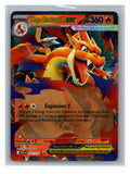 Mega Charizard Y ex - foto real del ejemplar (frontal)