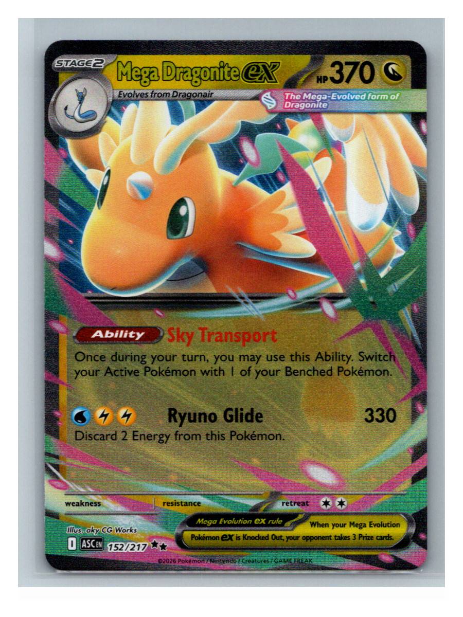 Mega Dragonite ex - foto real del ejemplar (frontal)