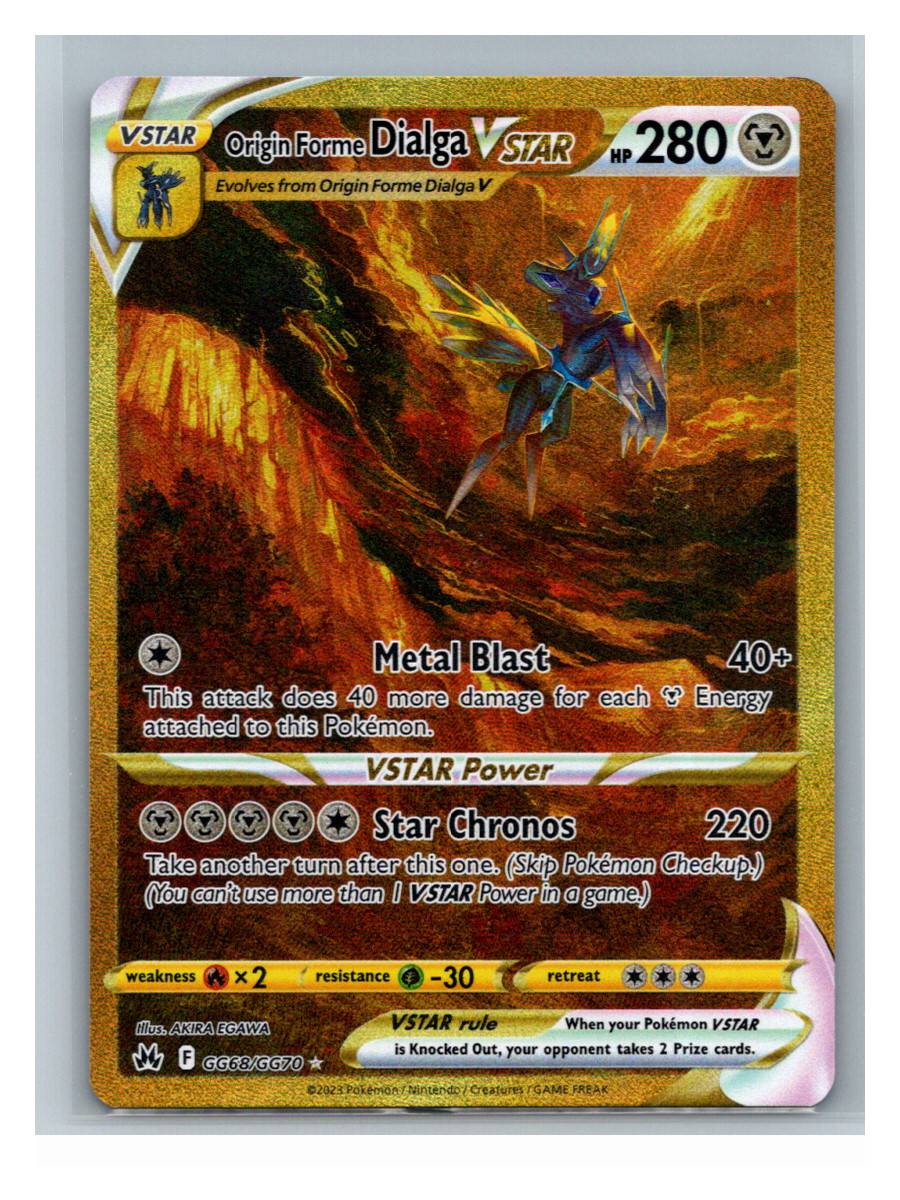 Origin Forme Dialga VSTAR - foto real del ejemplar (frontal)
