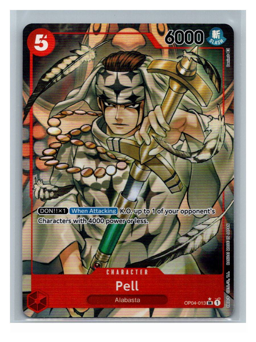 Pell (Alternate Art) - Kingdoms of Intrigue (OP04-013) - foto real del ejemplar (frontal)