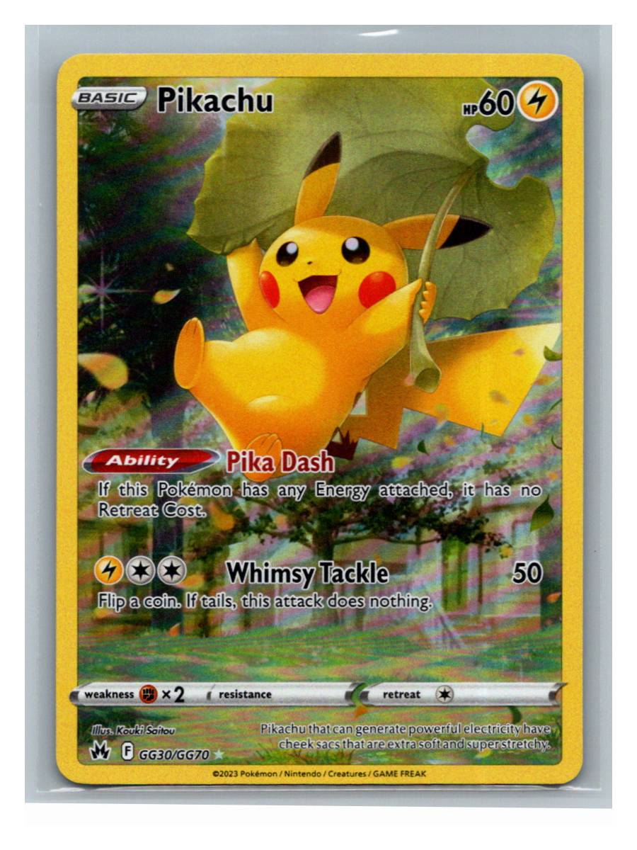 Pikachu - foto real del ejemplar (frontal)