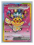 Pikachu ex (Tera) - foto real del ejemplar (frontal)