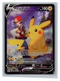 Pikachu V (Trainer Gallery) - foto real del ejemplar (frontal)