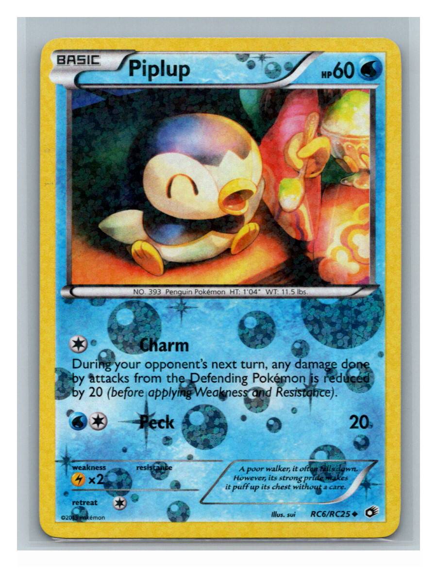 Piplup - foto real del ejemplar (frontal)