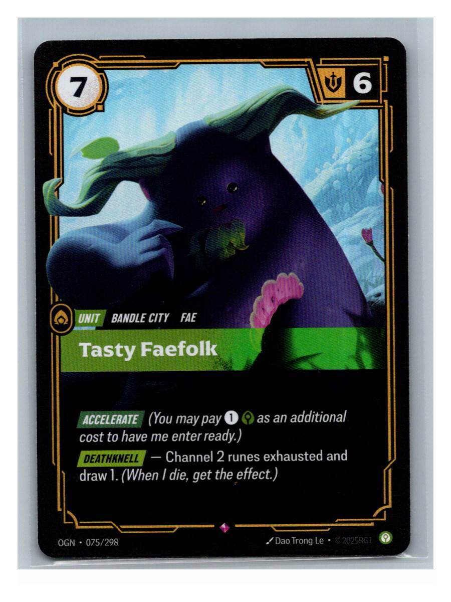 Tasty Faefolk - Origins (075/298) - foto real del ejemplar (frontal)