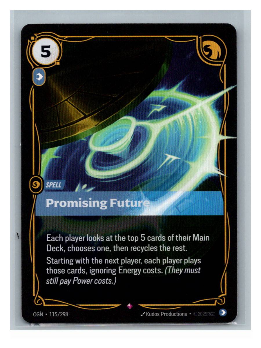 Promising Future - Origins (115/298) - foto real del ejemplar (frontal)