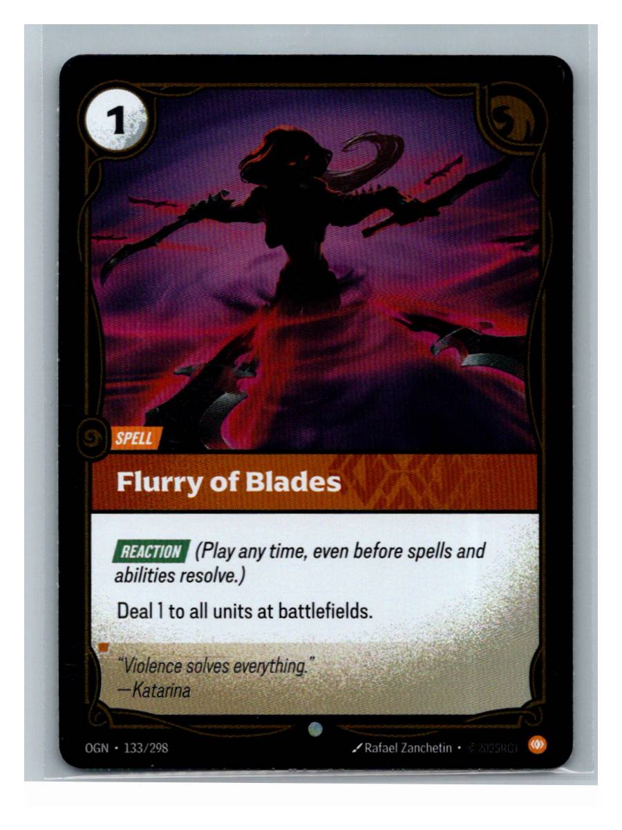Flurry of Blades - Origins (133/298) - foto real del ejemplar 2 (frontal)