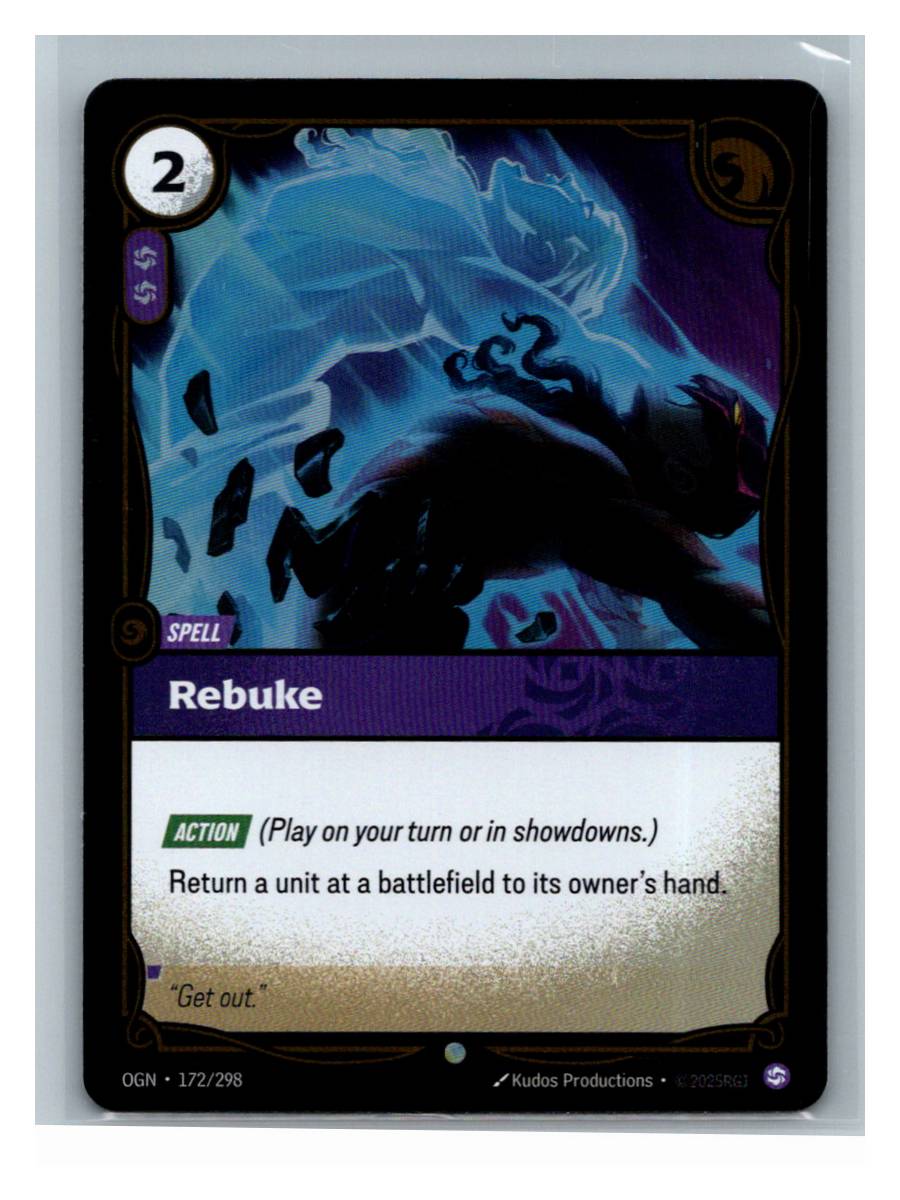 Rebuke - Origins (172/298) - foto real del ejemplar (frontal)