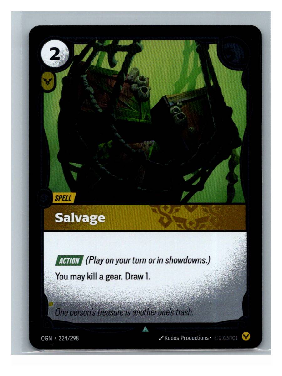 Salvage - Origins (224/298) - foto real del ejemplar (frontal)