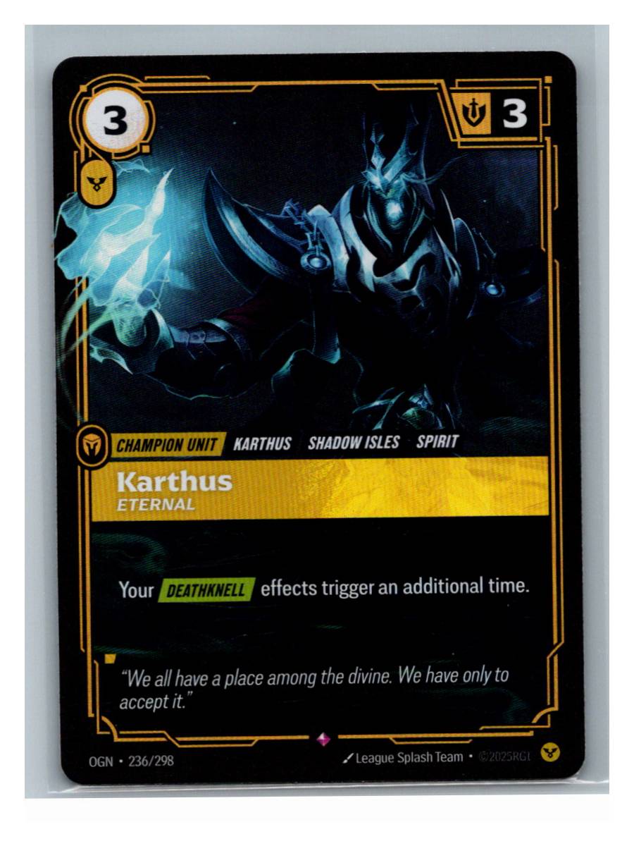 Karthus - Eternal - Origins (236/298) - foto real del ejemplar (frontal)