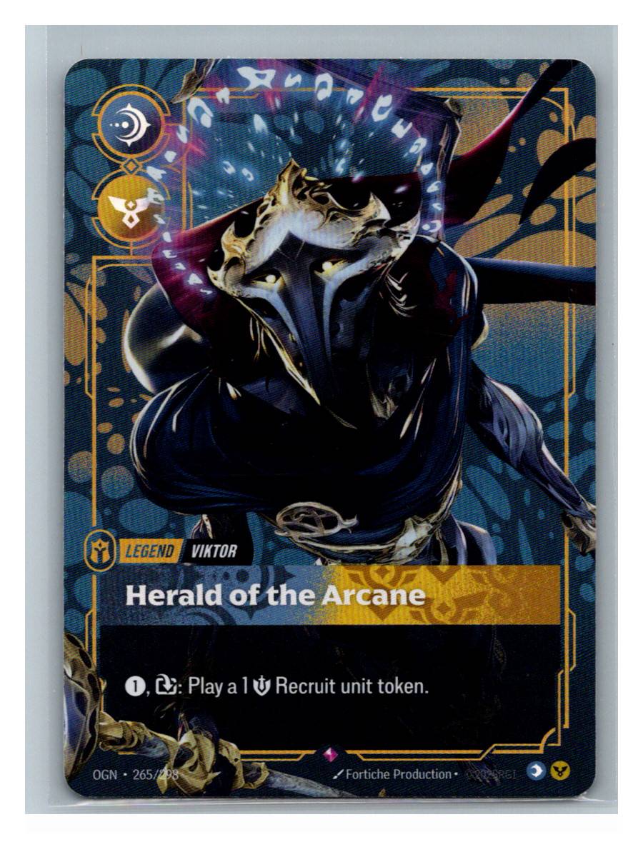 Viktor - Herald of the Arcane - Origins (265/298) - foto real del ejemplar (frontal)