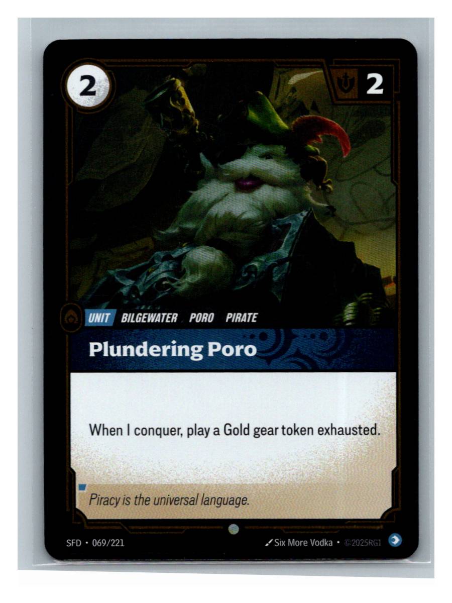Plundering Poro - Spiritforged (069/221) - foto real del ejemplar (frontal)