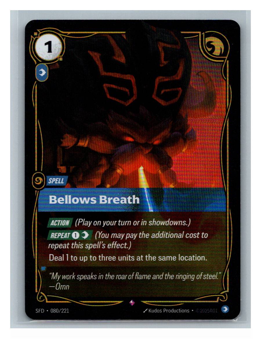 Bellows Breath - Spiritforged (080/221) - foto real del ejemplar (frontal)