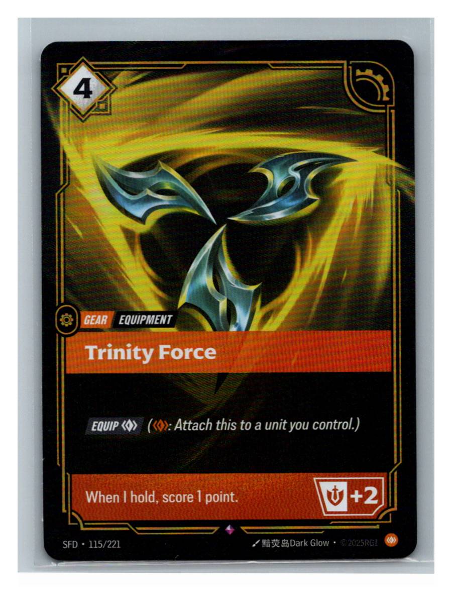 Trinity Force - Spiritforged (115/221) - foto real del ejemplar (frontal)