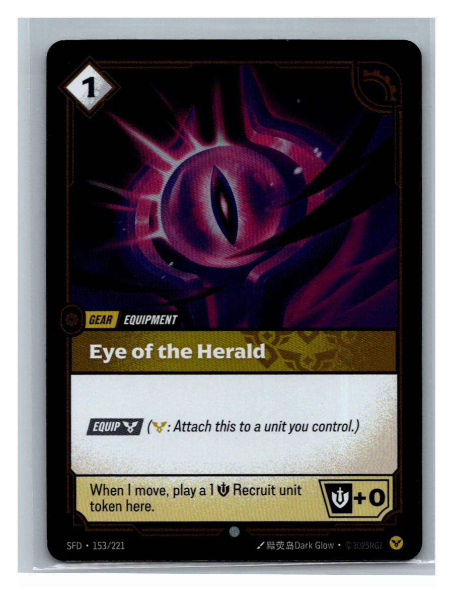 Eye of the Herald - Spiritforged (153/221) - foto real del ejemplar (frontal)
