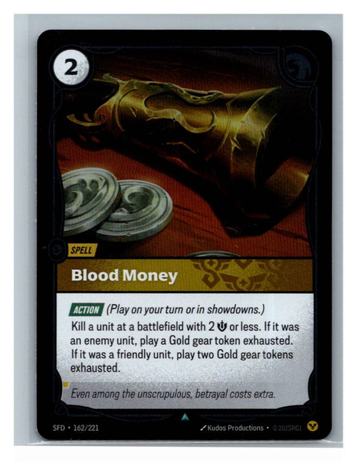Blood Money - Spiritforged (162/221) - foto real del ejemplar 1 (frontal)