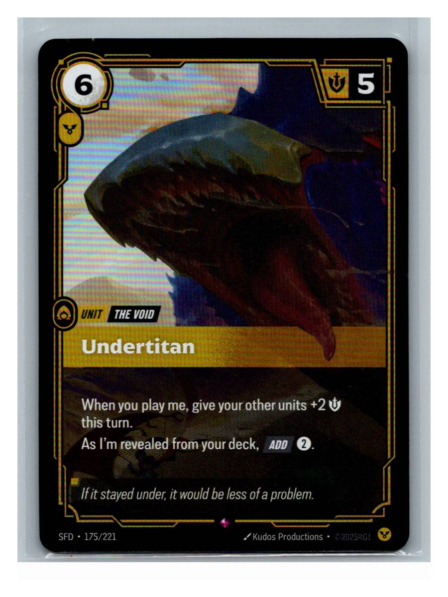 Undertitan - Spiritforged (175/221) - foto real del ejemplar 2 (frontal)