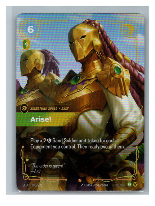 Arise! - Spiritforged (198/221) - foto real del ejemplar 1 (frontal)