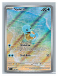 Squirtle (Illustration Rare) - foto real del ejemplar (frontal)