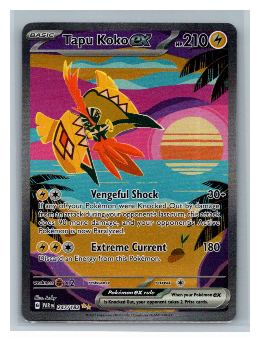 Tapu Koko ex - foto real del ejemplar (frontal)