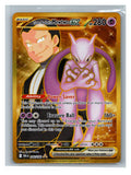 Team Rocket's Mewtwo ex (gold secret rare) - foto real del ejemplar (frontal)