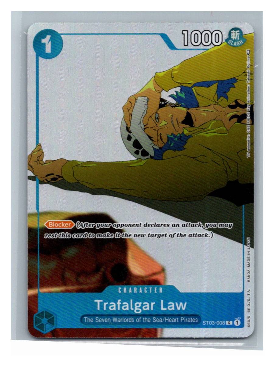 Trafalgar Law (Gift Collection 2023) - One Piece Promotion Cards (ST03-008) - foto real del ejemplar (frontal)