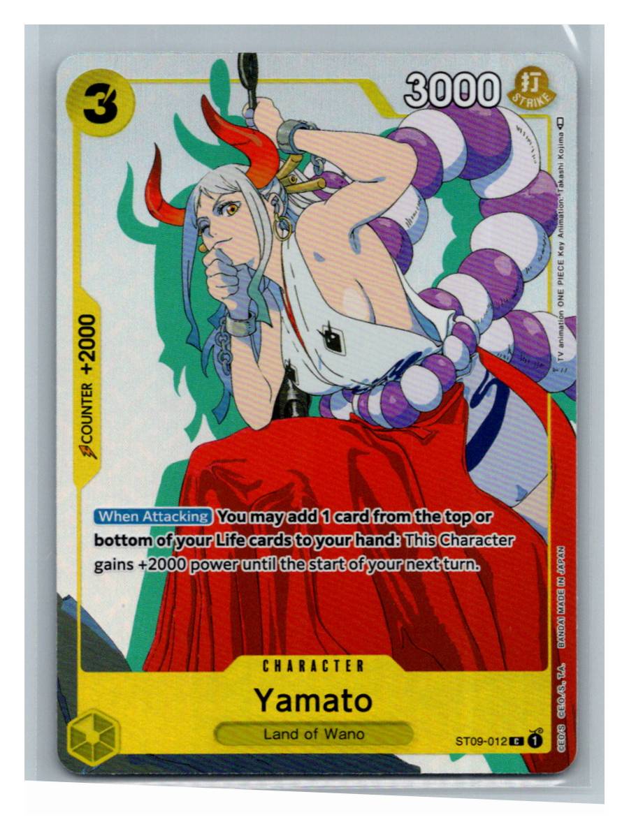 Yamato (Gift Collection 2023) - One Piece Promotion Cards (ST09-012) - foto real del ejemplar (frontal)
