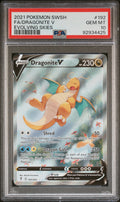 Dragonite V (Alternate Full Art) - Evolving Skies (192/203) [Slab] - Frontal