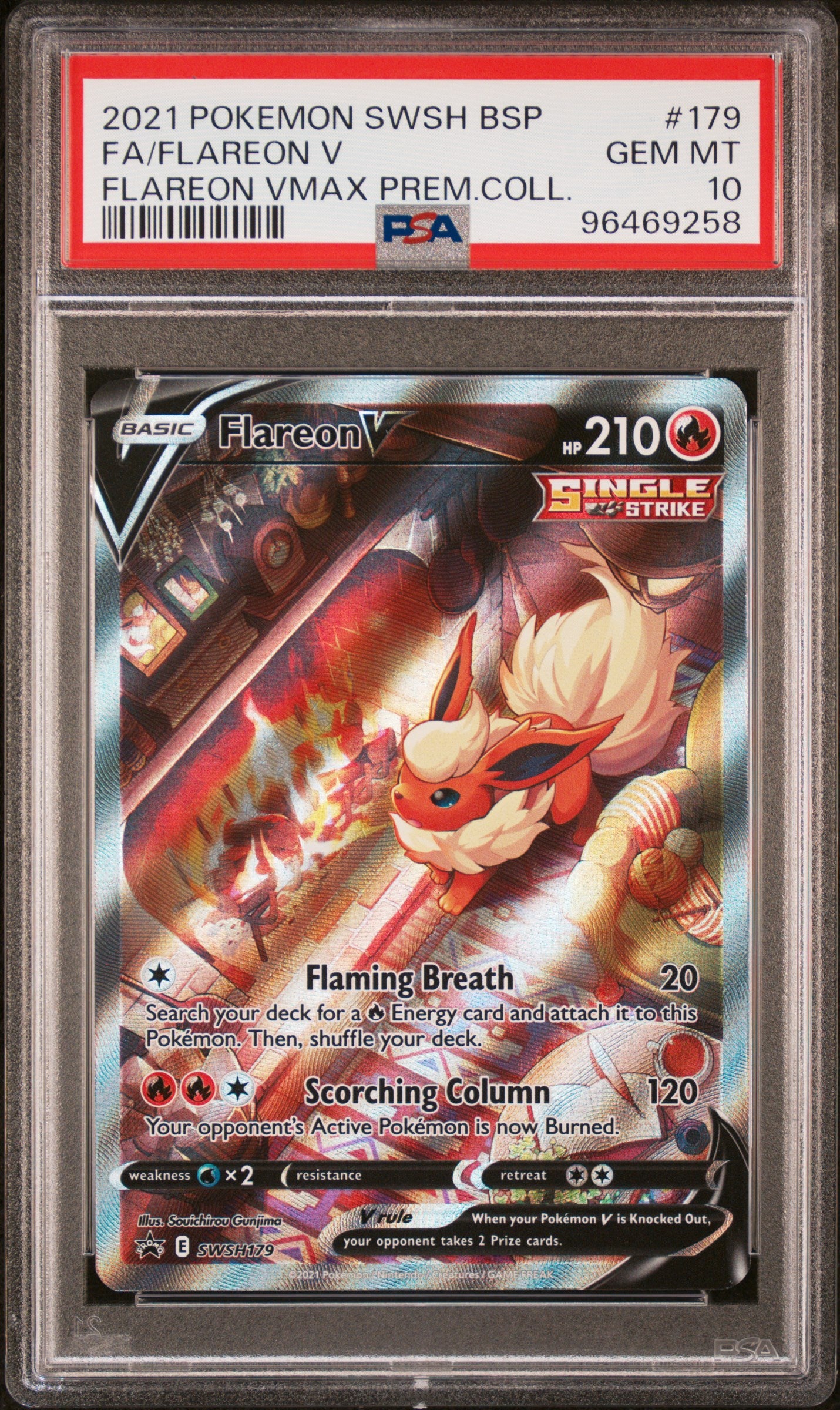 Flareon V - Sword & Shield Promo (SWSH179) [Slab] - Frontal