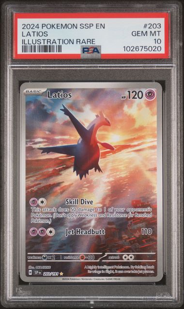 Latios - Surging Sparks (203/191) [Slab] - Frontal