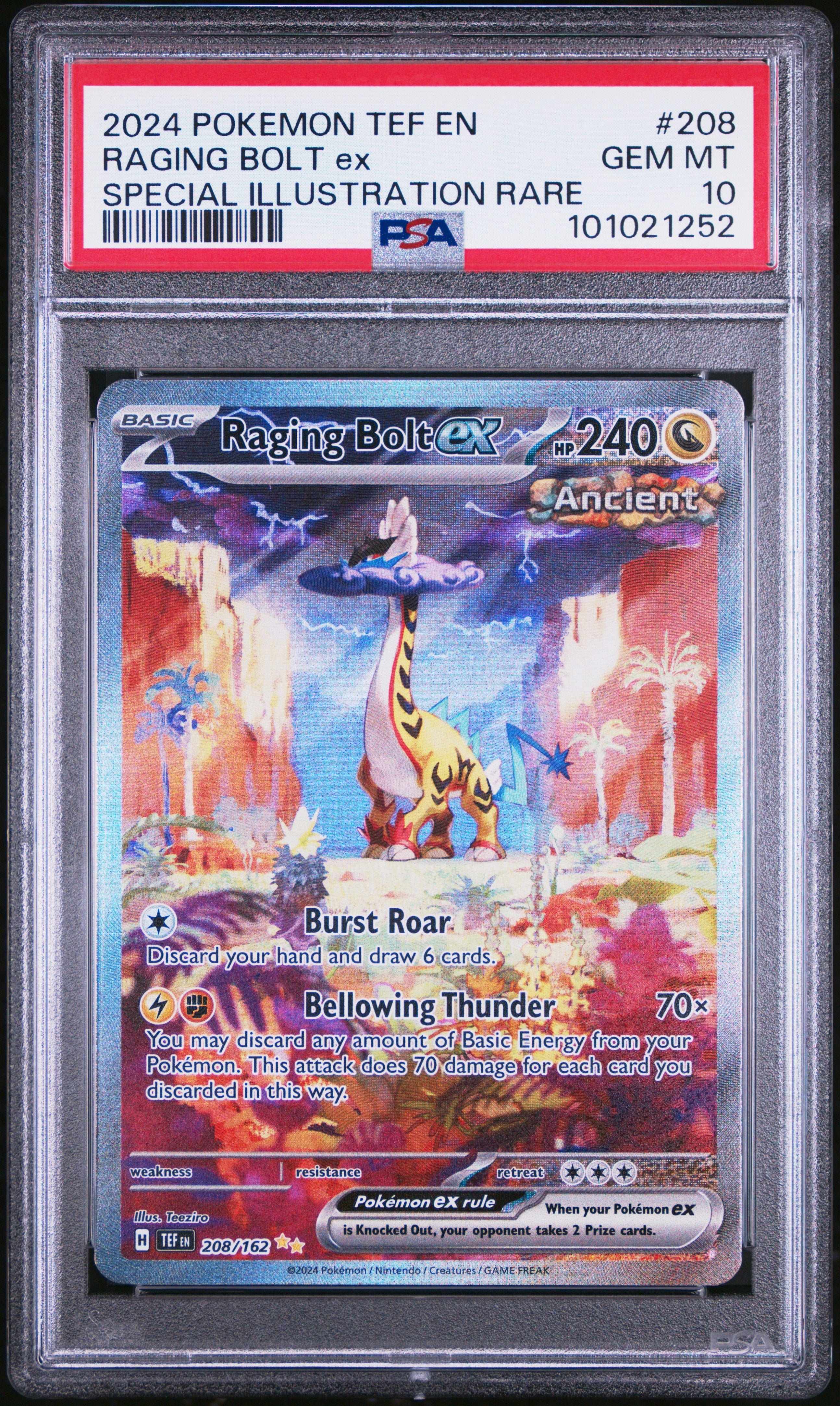 Raging Bolt ex - Temporal Forces (208/162) [Slab] - Frontal