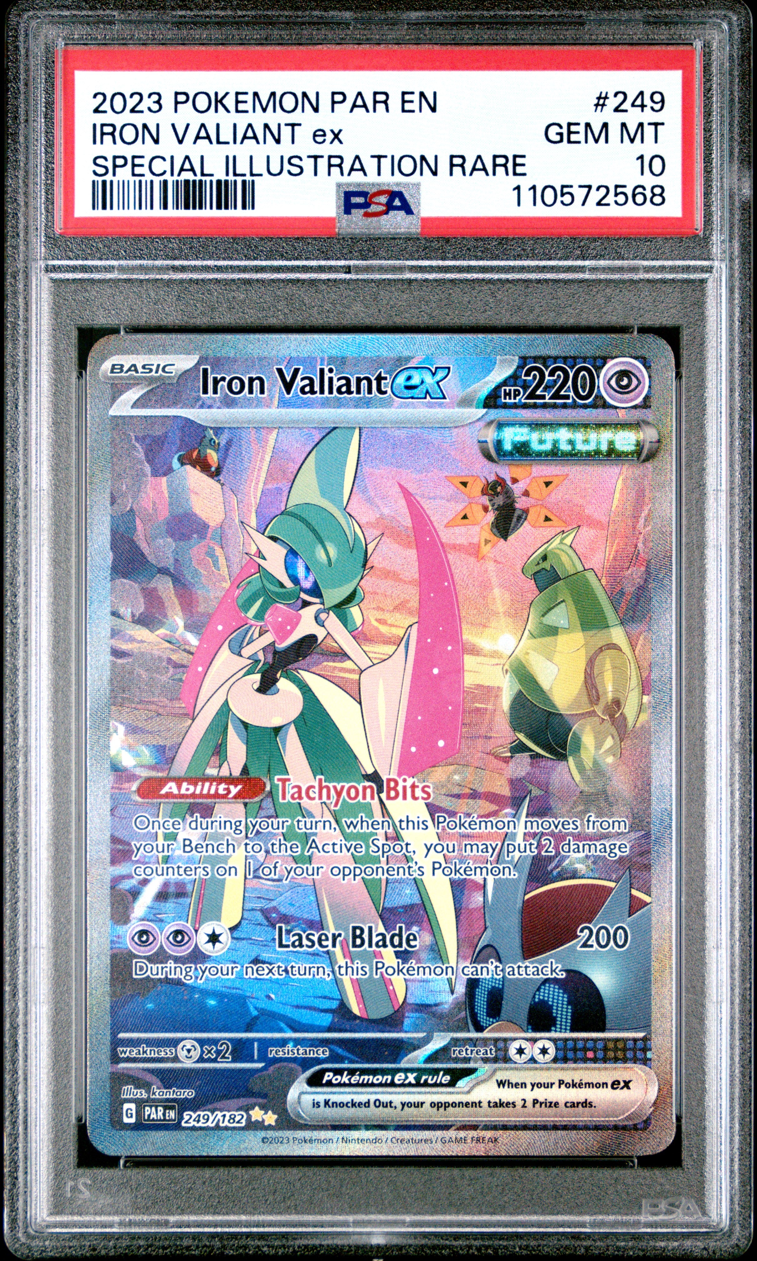 Iron Valiant ex - Paradox Rift (249/182) [Slab] - Frontal